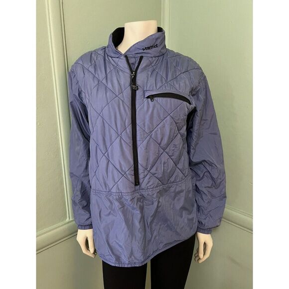 Marmot Tops - Marmot Vintage Purple 1/4 Zip 3D Polarguard Insulated Puffer Jacket